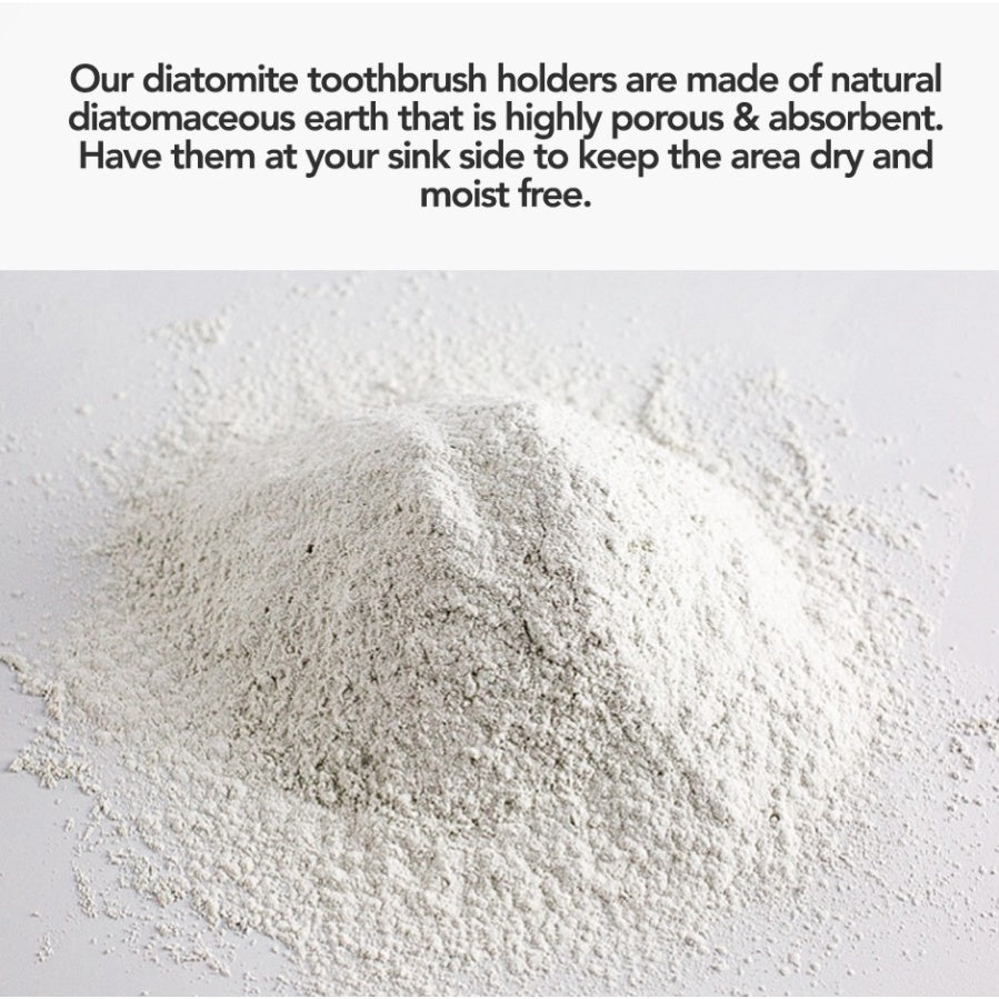 Quick Dry Diatomite Electric Toothbrush Holder Toothpaste Bathroom Toilet Accessories Storage Cup Organizer Dispenser