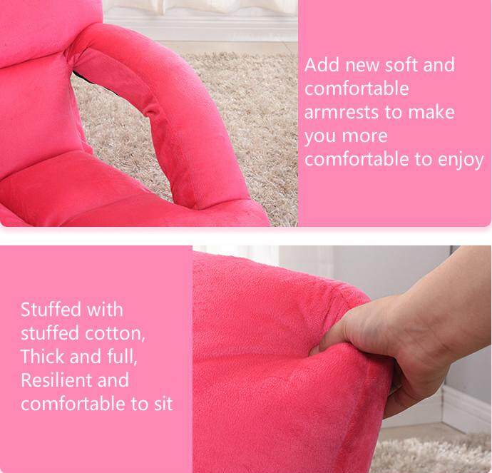 Adjustable Relaxing Folding Sofa Bed w/ Handle Multifunctional Foldable Reclining Chair 5 Position Furniture Living Room