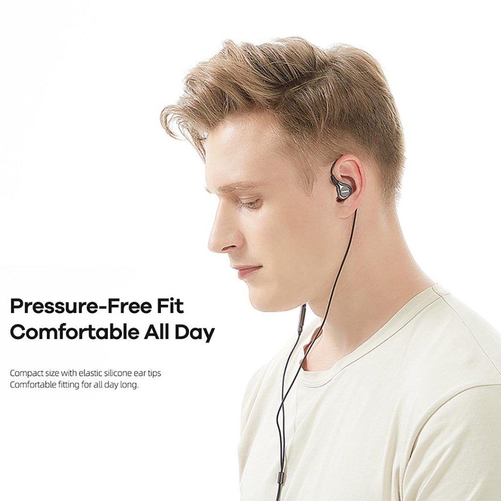 Remax RM-655A Type-C Metal Wired Earphone Music Call Volume Control USB-C Headset for Mobile Phones