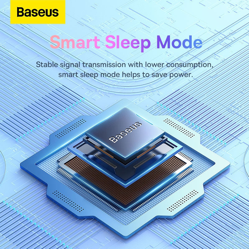 Baseus F01A Wireless Silent Mouse 2.4GHz Ergonomic Bluetooth Mute Mouse for Laptop Tablet PC MacBook