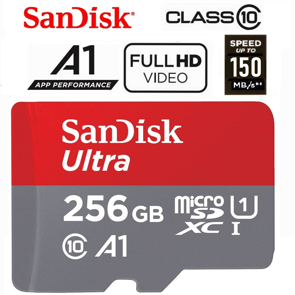 Sandisk Ultra MicroSD Memory Card 32GB 64GB 128GB 256GB 512GB 1TB