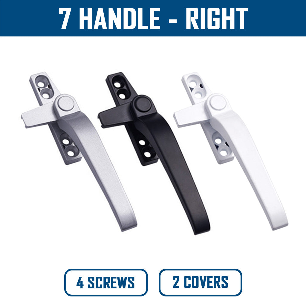 Aluminium Casement Window Lock Handle - DIY Lever Replacement for HDB Home