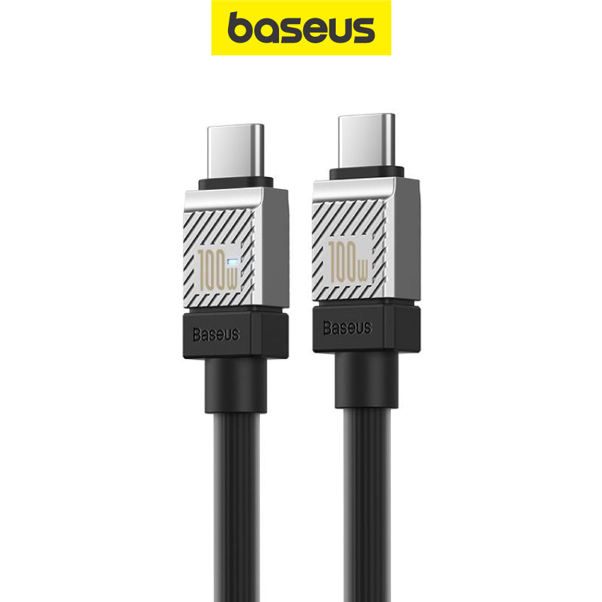 1m/2m Baseus CoolPlay Series Fast Charging Data Sync Cable Type-C to Type-C 100W C to C PD 3.0 QC