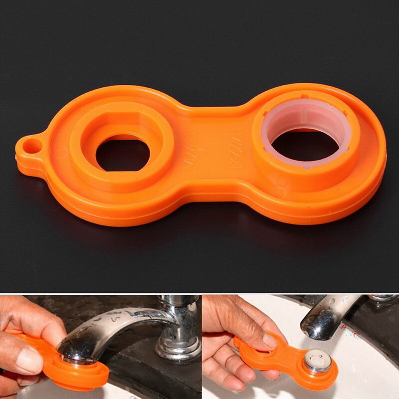 Bubbler Wrench Basin Aerator Bubbler Key Removal Sprinkle Faucet Tap Scattering Sink Aerator Spanner Repair Tool Kitchen