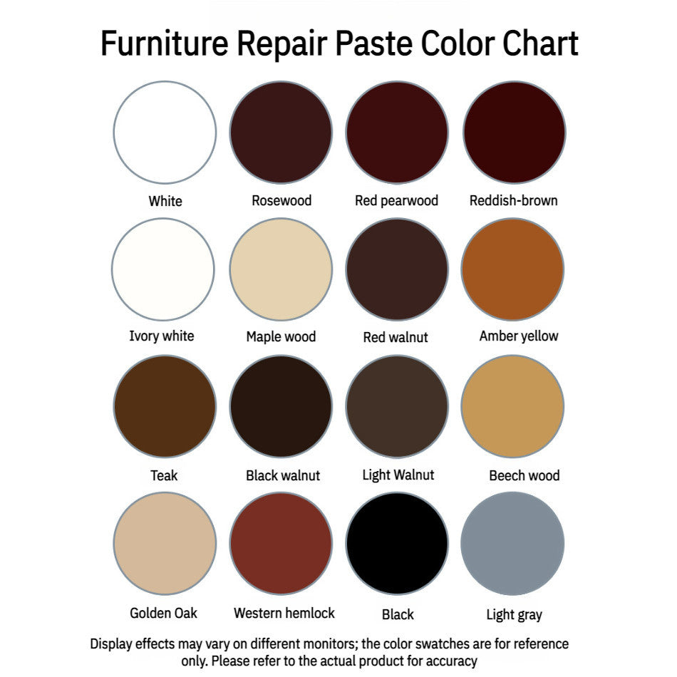 Wood Furniture Repair Paste Cream Floor Table Chair Door Scratch Filler Stain Touch-Up Coloring Agent