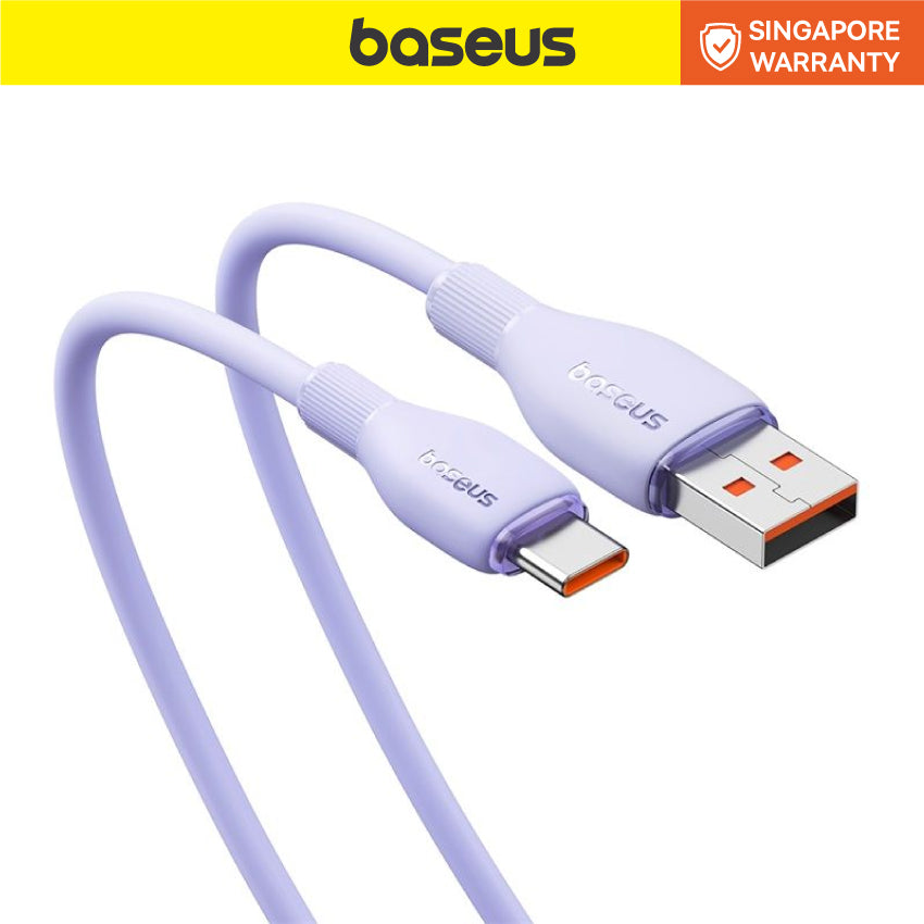 Baseus Pudding Series Fast Charging Cable USB to Type-C 100W 6A 1.2m Data Sync Charger Mobile Phone
