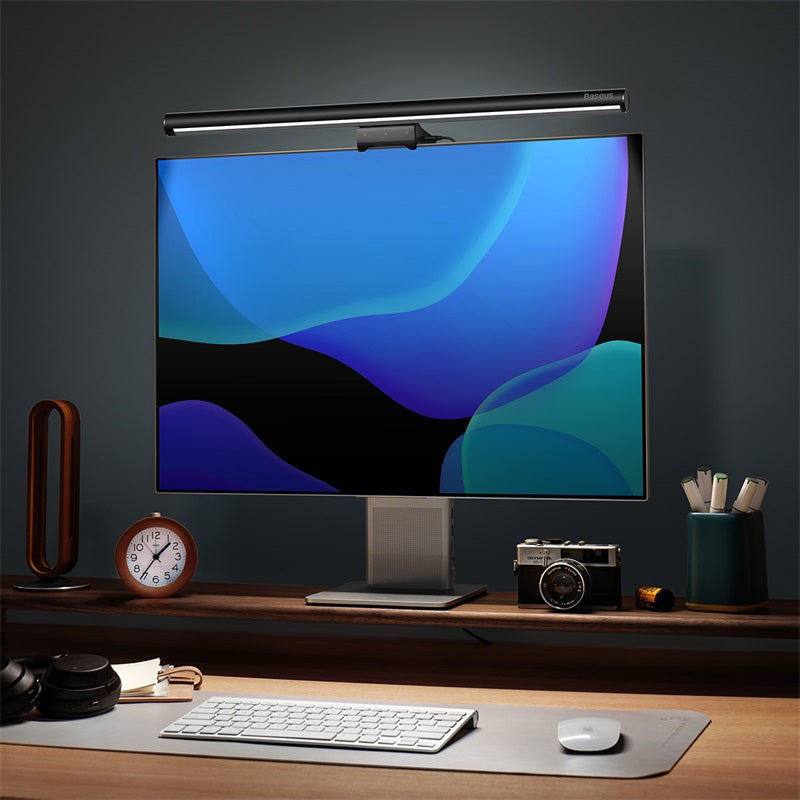 Baseus i-Wok2 Screen Hanging Light LED i-Wok Series Gen 2 Eye-Care PC Monitor Desk Lamp Computer Study Reading Lamp