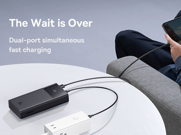 Baseus Star-Lord 65W 20000mAh Fast Charging Star Lord Power Bank Digital Display Laptop Tablet Phone