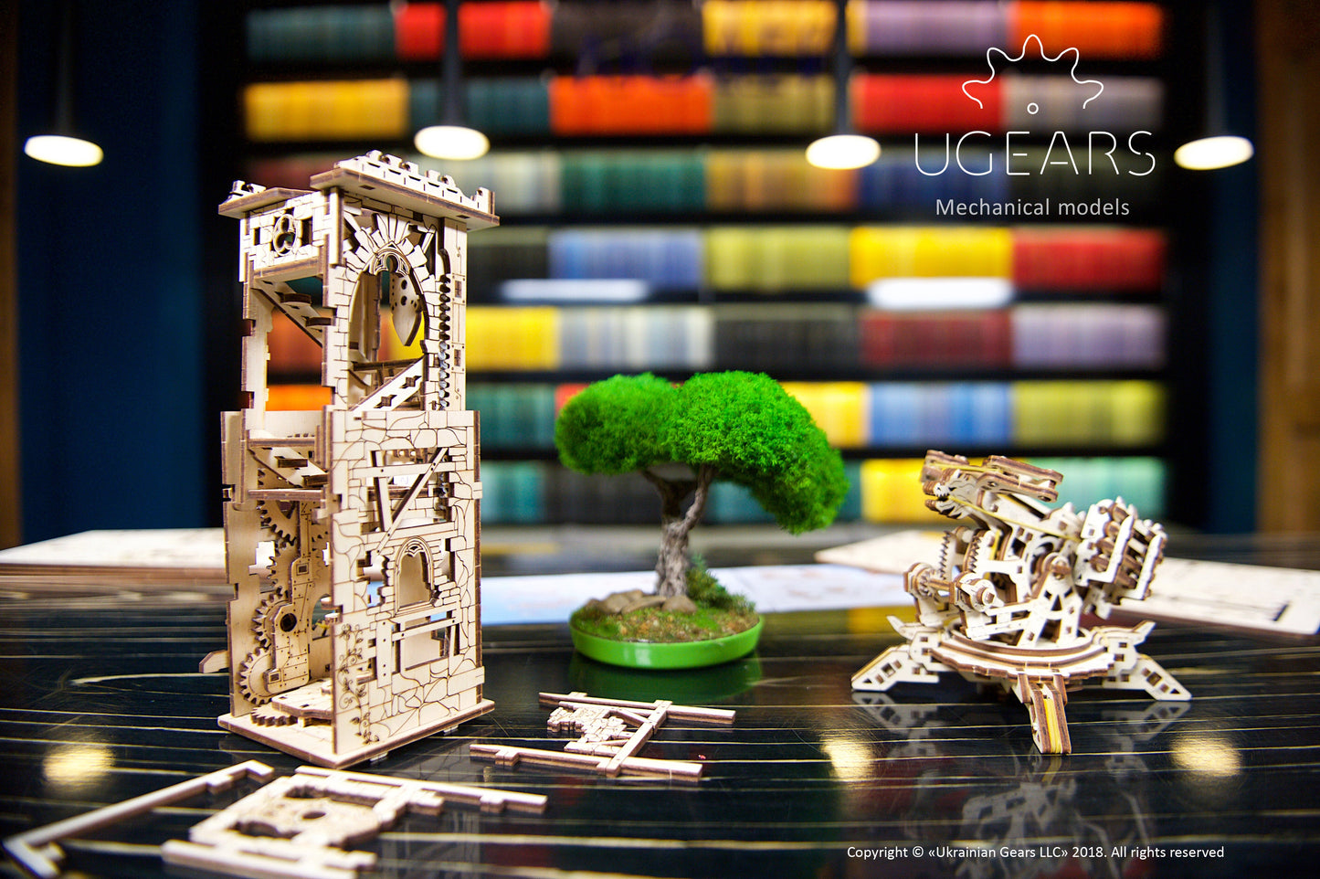 Ugears Archballista-Tower ★Mechanical 3D Puzzle Kit Model Toys Gift Present Birthday Xmas Christmas Kids Adults