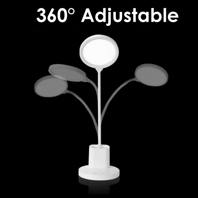 Remax RT-E815 LED Time Series Eye Protection Lamp 360° Rotation Portable Desk Study Tri-Color Light
