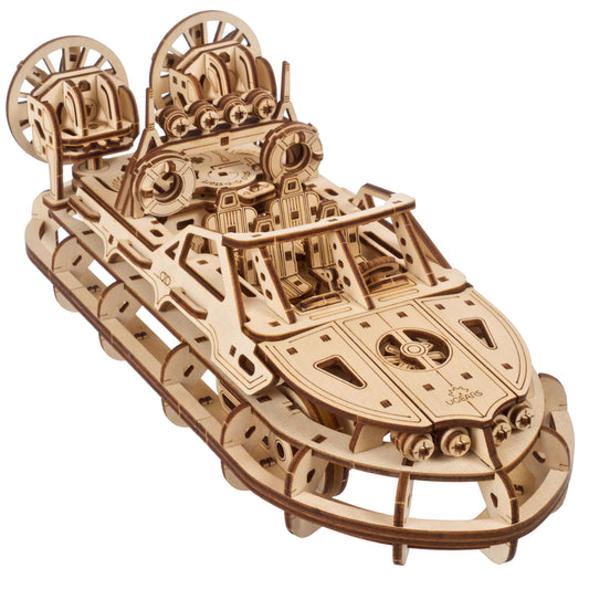 Ugears Rescue Hovercraft 3D Mechanical Model Wooden Puzzle DIY Kits