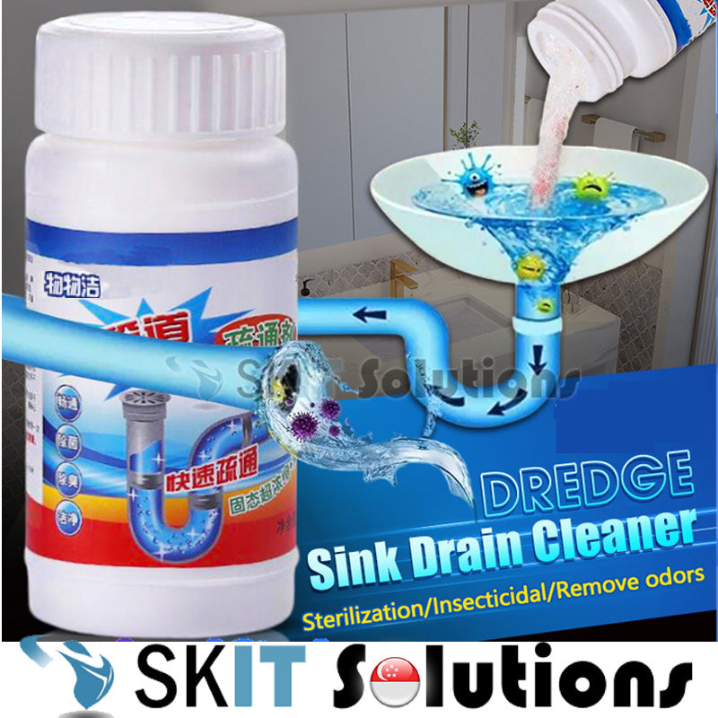 Powerful Sink Drain Cleaner Pipe Dredging Agent Kitchen Sewer Blocking Declogger Clean Chemical Powder Toilet Bathroom