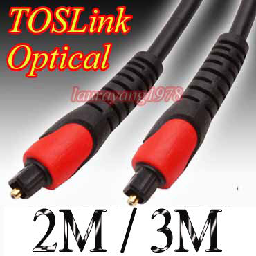 Digital Optical Audio Cable Toslink SPDIF Fiber Optic for TV Soundbar Amplifier DVD Blu-Ray Hi-Fi