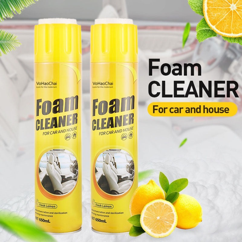 650ML Foam Cleaner Spray Multi-Functional Stain Remover Car Home Anti Bacterial All Purpose Cleaning