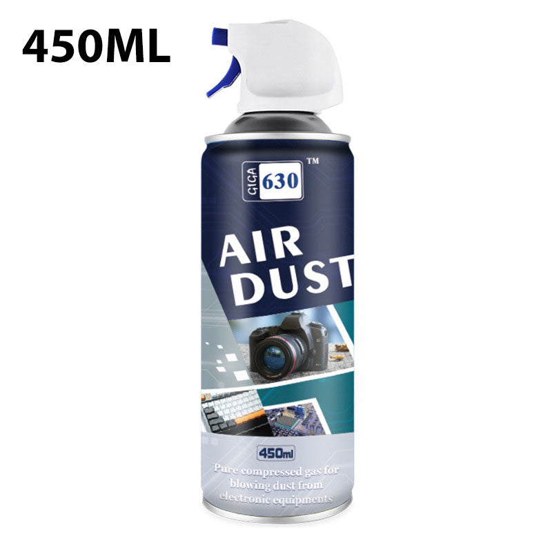 450ml Air Duster Spray Can High Pressure Compressed Air Cleaner for PC Laptop Keyboard Electronics