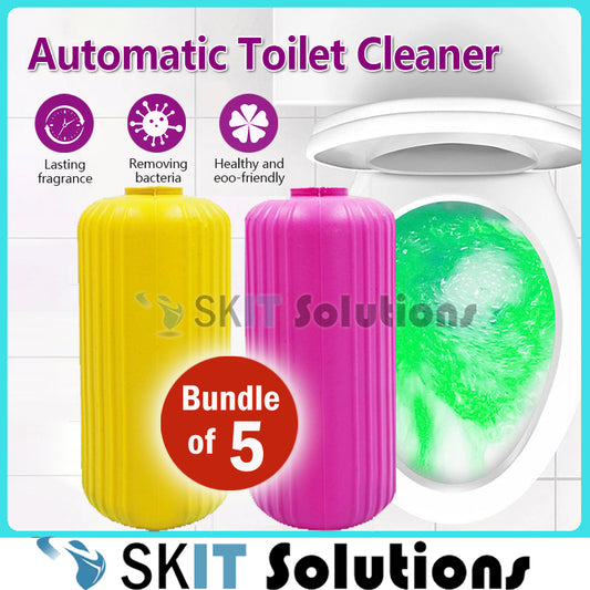 5pcs Bathroom Toilet Bowl Cleaning Magic Box Cleaner Flush Detergent Deodorant Deodorizer Disinfectant Aromatic Smell
