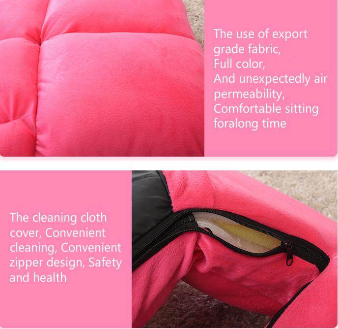 Adjustable Relaxing Folding Sofa Bed w/ Handle Multifunctional Foldable Reclining Chair 5 Position Furniture Living Room