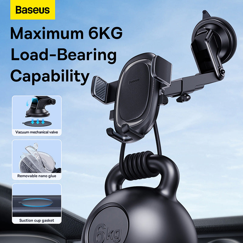 Baseus UltraControl Pro Series Auto Clamping-Type Car Holder Set iPhone 15 Pro Max Huawei Redmi Oppo Samsung Xiaomi Cluster