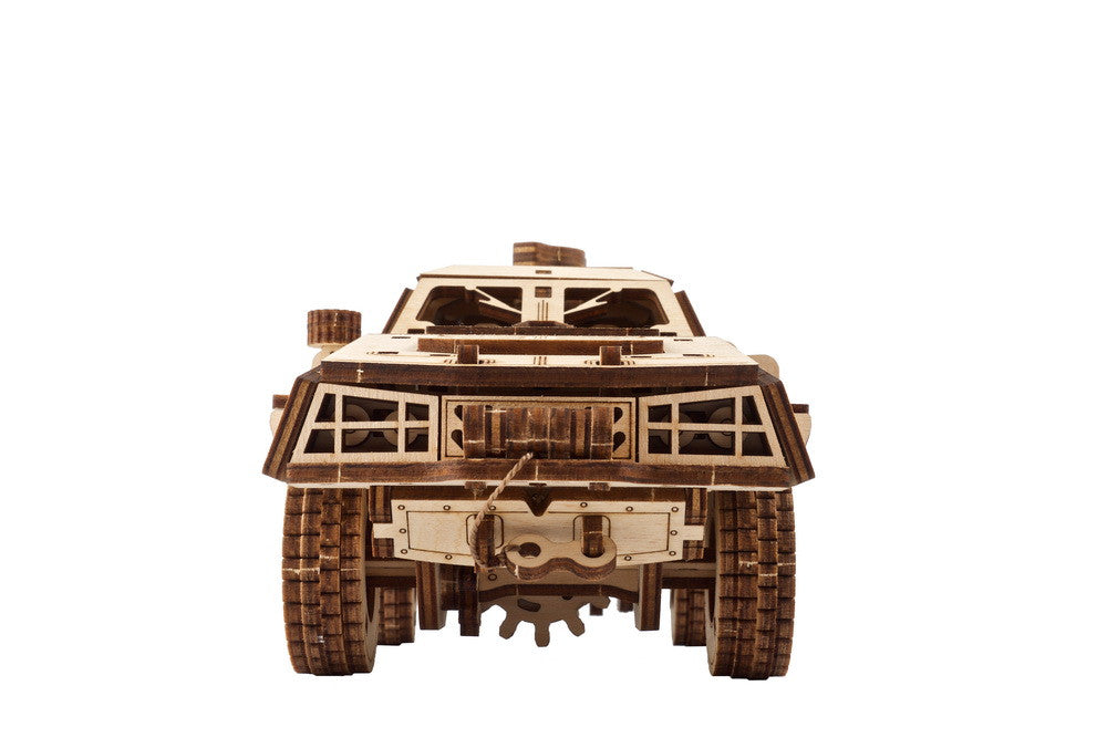 Ugears Dozor-B Combat Vehicle ★Mechanical 3D Puzzle Kit Model Toys Gift Present Birthday Xmas Christmas Kids Adults