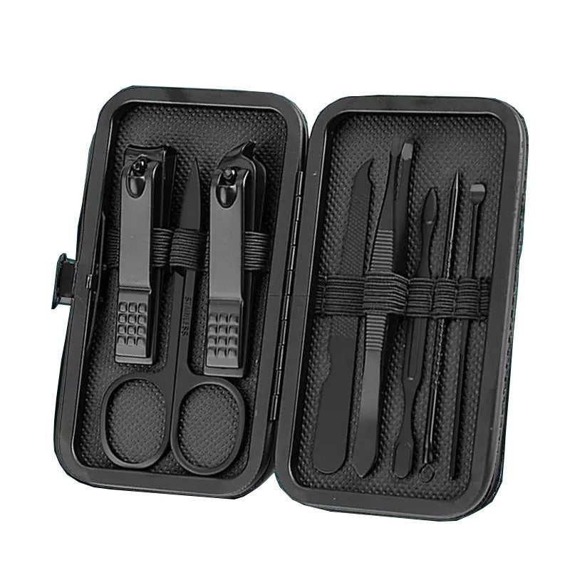 8/24pcs Nail Clippers Set Pedicure Manicure Grooming Cutter Beauty Hand Foot Finger Care Tools Kit