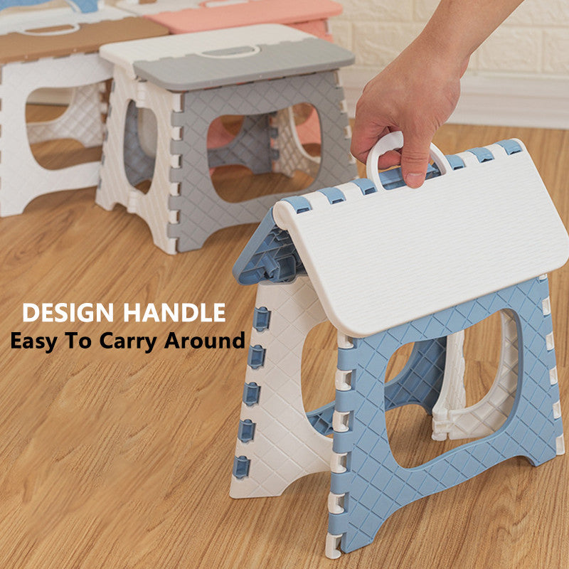 Foldable Portable Stool Chair Outdoor Camping Fishing Lightweight Stackable Seat for Kids Adults