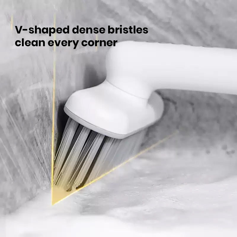 ECOCO Multi Function Gap Cleaning Brush 2 In 1 Rotary Seam Cleaner Brush 2in1 Bathroom Toilet Brush