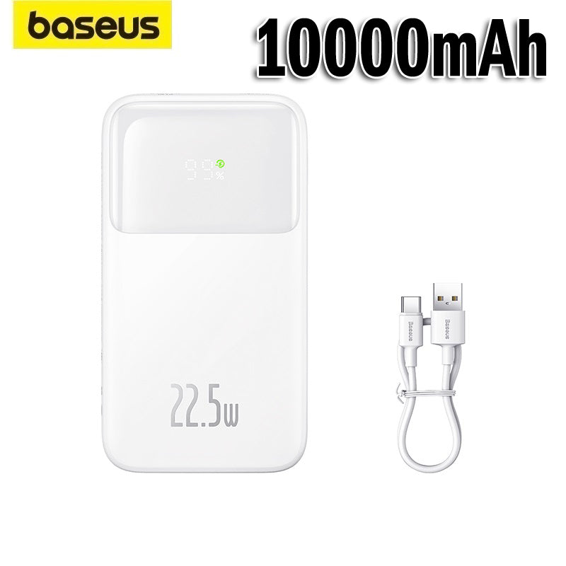 Baseus Comet Series 22.5W Power Bank Powerbank 10000mAh 20000mAh with Built In Dual-Cable Portable Charger Fast Charge