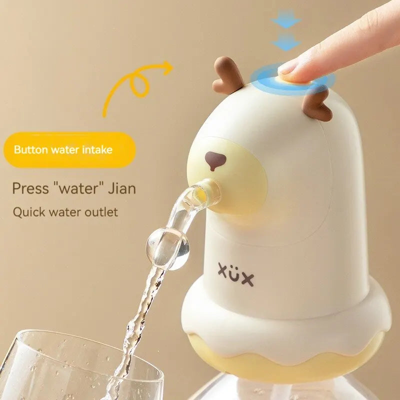 Cartoon Electric Water Dispenser Drinking Bottle Switch Smart Wireless Automatic Auto Pump USB Kitchen Office Outdoor