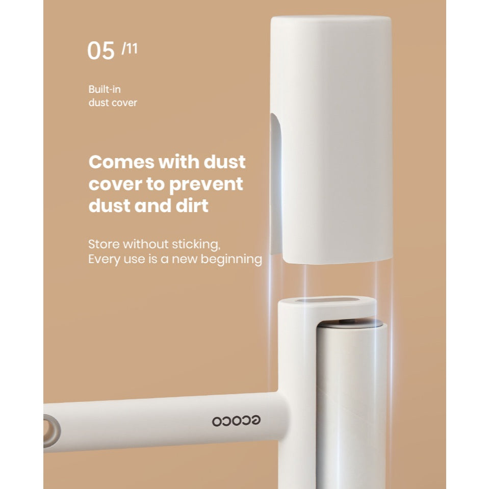 Ecoco Sticky Hair Remover Lint Roller Clothes Cleaning Tool Dust Animal Hair Adhesive Cleaner Refill