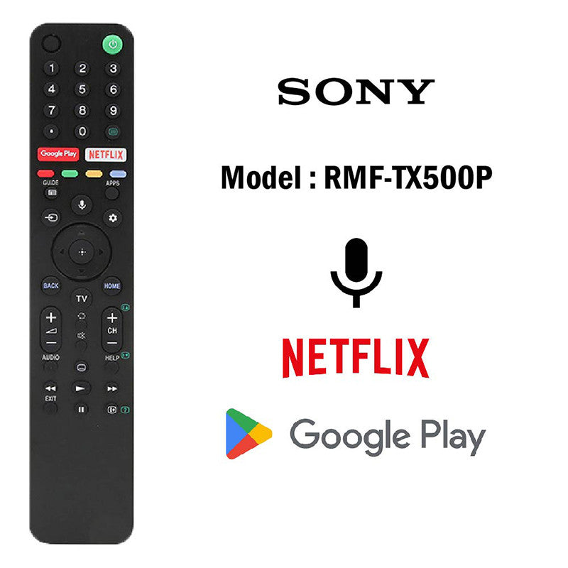 Replacement Sony Smart Bravia TV Remote Control w/ Voice RM-L1370 RMT-TX300P TX800P TX800U TX520P TX500P TX310P TX200P