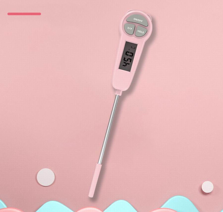 MISUTA Digital Kitchen Food Cooking Thermometer Instant Read Probe Backlit Temperature Baby Milk Water Meat Temperature