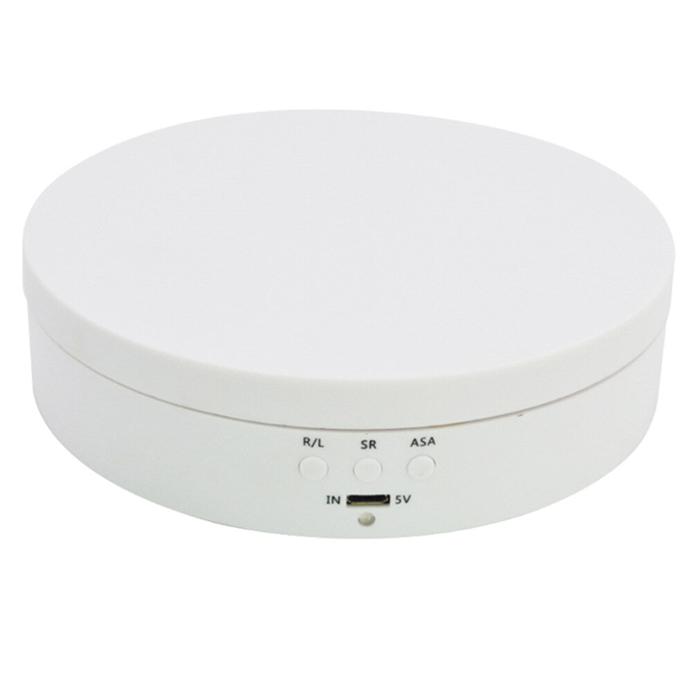 Rotating Display Stand 360 Degree Rotating Turntable Display Stand with USB Power Cable for Photography Products Jewelry