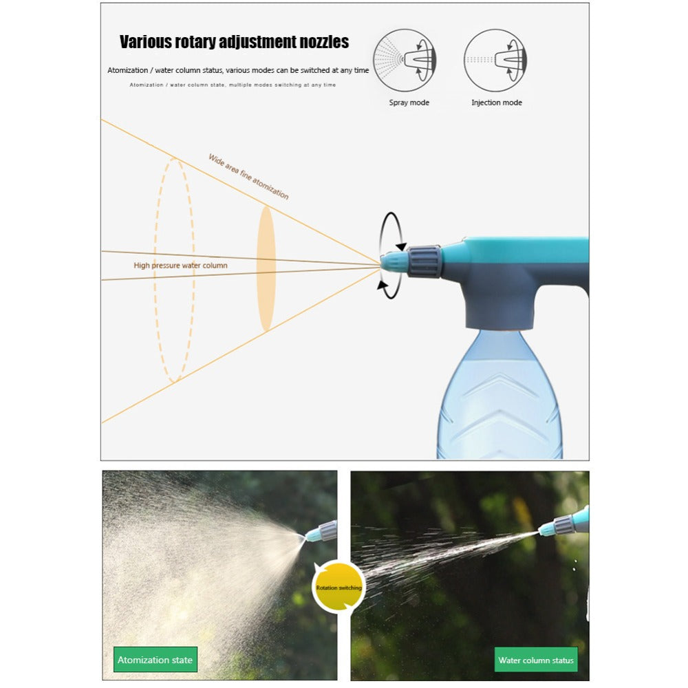 High Pressure Electric Car Washing Beverage Bottle Air Pump Water Sprayer Garden Sprinkler Watering flowers Washing Car