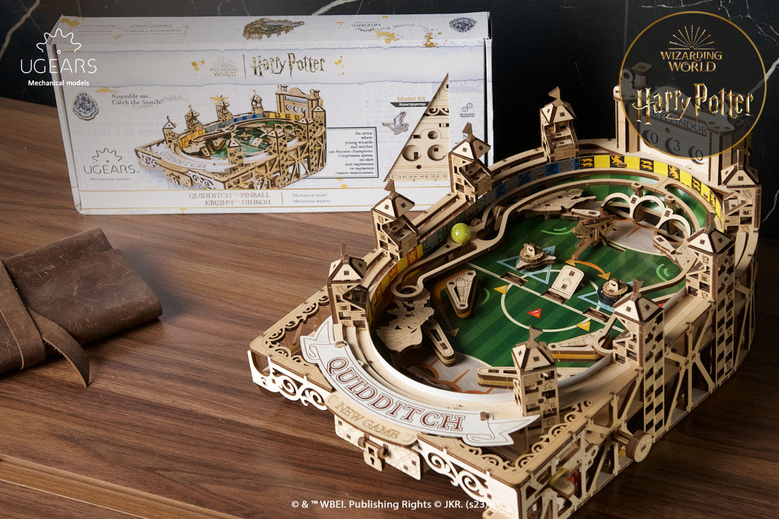 UGEARS Harry Potter Quidditch Pinball Machine 3D Puzzle