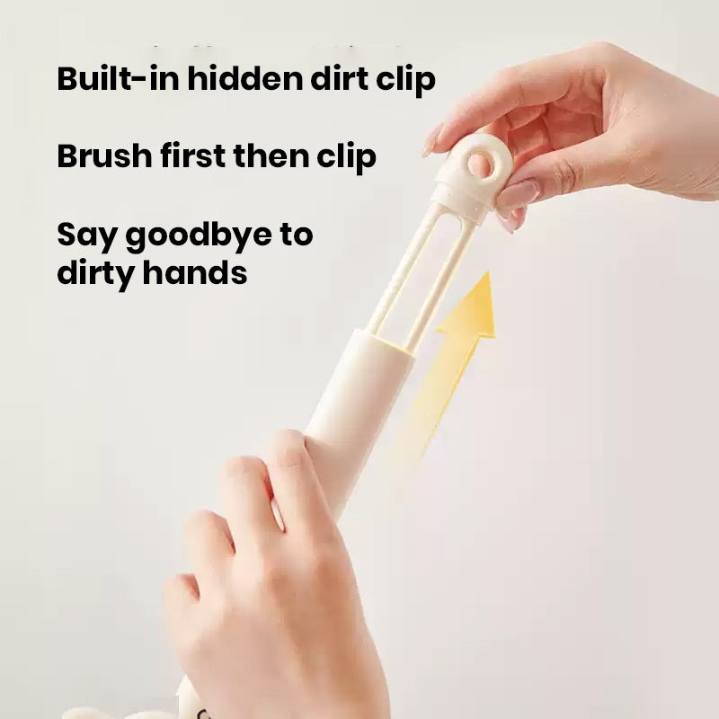 ECOCO Multi Function Gap Cleaning Brush 2 In 1 Rotary Seam Cleaner Brush 2in1 Bathroom Toilet Brush