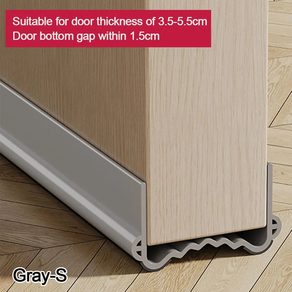 Upgraded 3rd Gen Under Door Bottom Sealing Strip Draft Stopper Blocker Seal Gap Sealer Block Sound Noise Reduce Proof Insert Dust Aircon