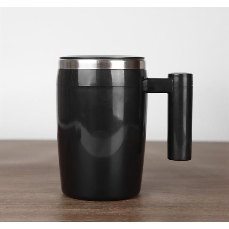 380ML Rechargeable Self-Stirring Mug 304 Stainless Steel Automatic Coffee Mixing Cup for Home Office