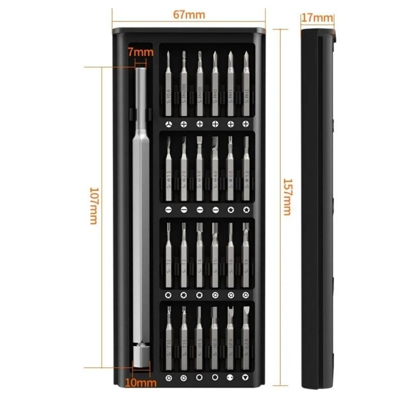 25-in-1 Precision Magnetic Screwdriver Set Repair Tool Kit Phone PC Torx Phillips Bits Screw Driver