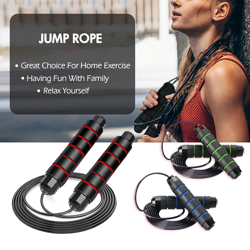 Adjustable Skipping Rope Jump Rope Fitness Training Weight Loss Exercise Cardio Workout Men Women