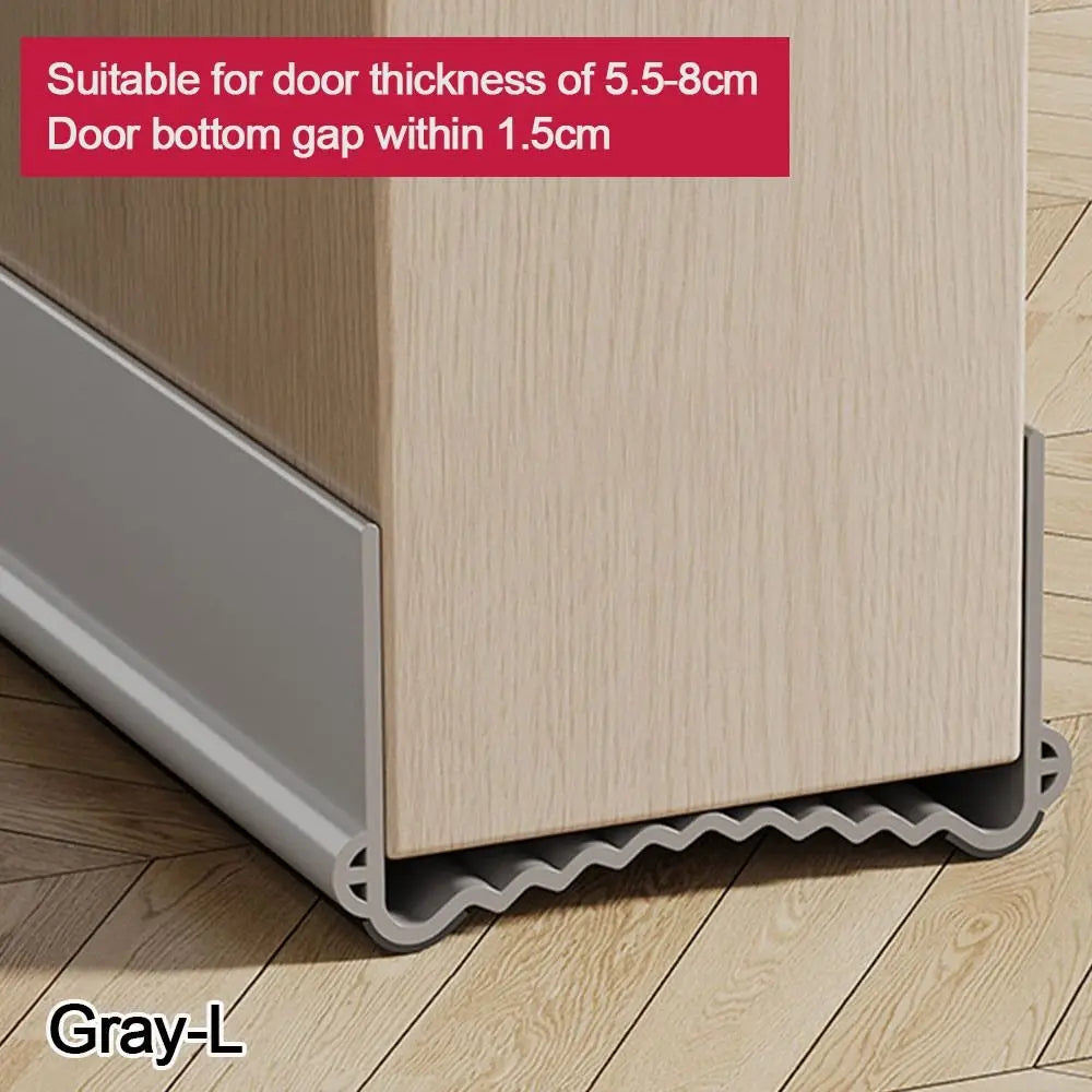 Upgraded 3rd Gen Under Door Bottom Sealing Strip Draft Stopper Blocker Seal Gap Sealer Block Sound Noise Reduce Proof Insert Dust Aircon