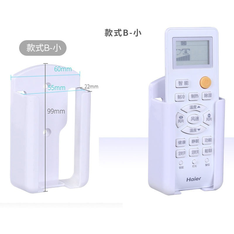 Small / Large Universal Aircon Remote Wall Mount Holder Bracket w/ 3M Adhesive / Screw Mount Option