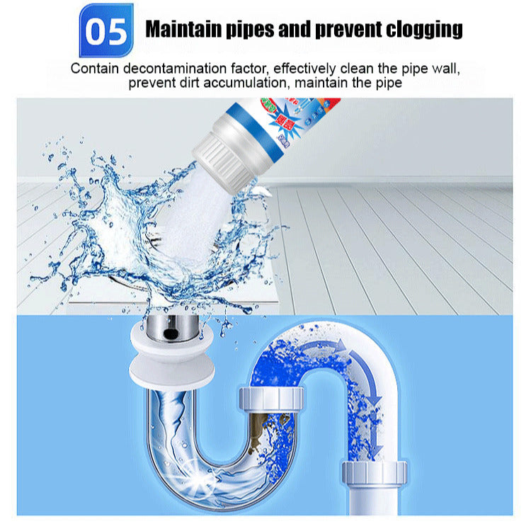 Powerful Sink Drain Cleaner Pipe Dredging Agent Kitchen Sewer Blocking Declogger Clean Chemical Powder Toilet Bathroom