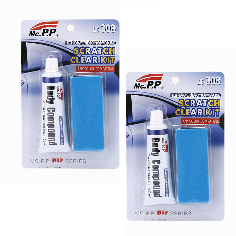 Car Body Compound Wax Paint Paste Set Scratch Paint Care Fix It Pro Repair Kit Scratches Remover Auto Polishing Grinding