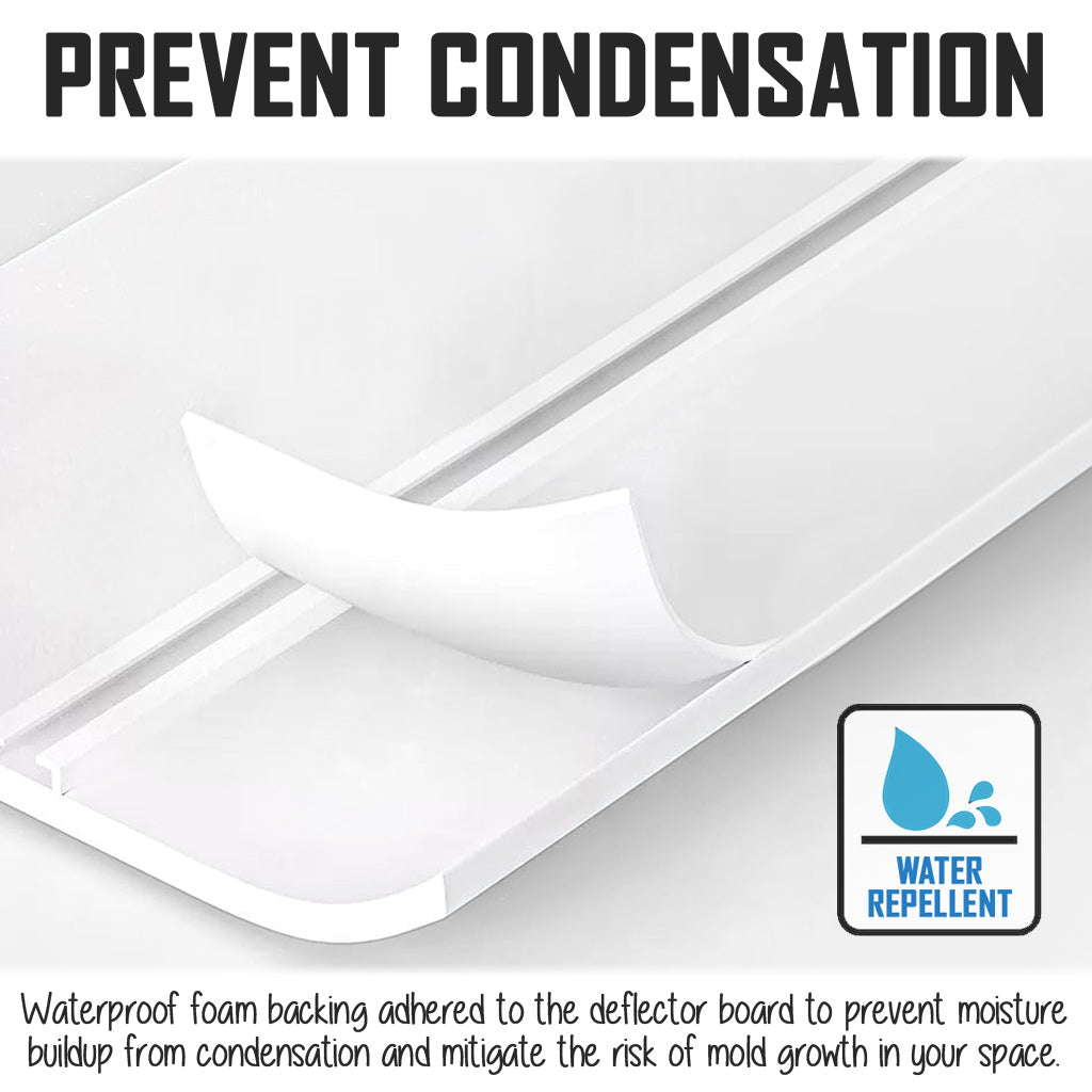 Central Aircon Cassette Wind Deflector Ceiling Air Conditioner Airflow Diverter Air Con Shield Windshield Deflactor