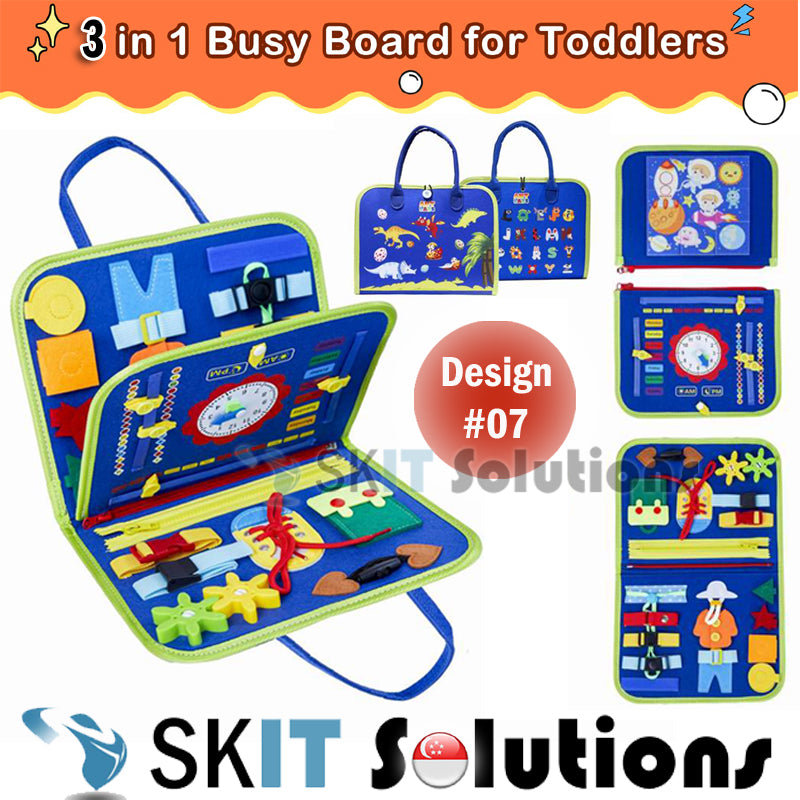 Toddler Busy Board Montessori Sensory Activity Board Early Developing Development Book Preschool Educational Travel Toys