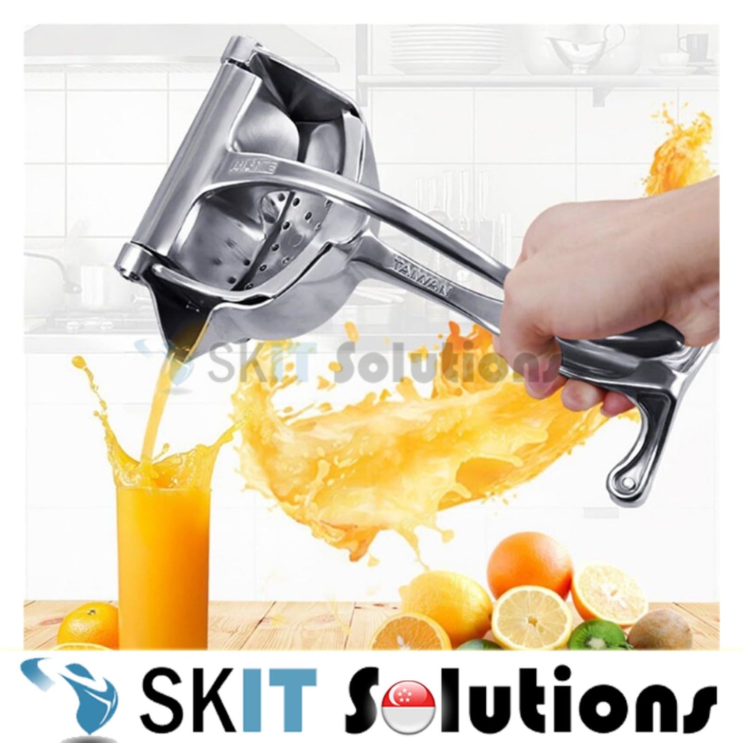 Hand Press Juicer Lemon Squeezer Aluminium Steel Alloy Juice Manual Pressed Extractor Orange Citrus Lime Fruit Presser