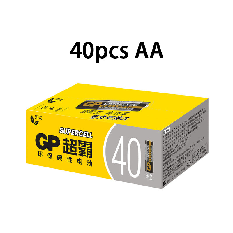 20/40/80pcs GP Supercell AA AAA Battery 1.5V Carbon Zinc Batteries for Toy Clock Remote Control Mouse