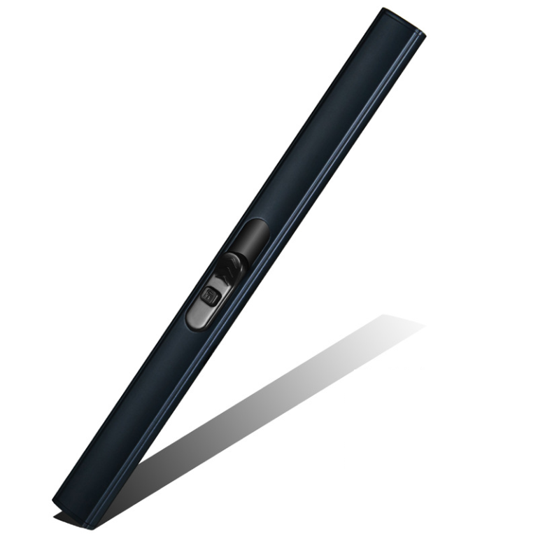 USB Rechargeable Electronic Rod Single Arc Lighter Windproof Flameless Ignitor for Candles Stove Gas Cooking Outdoor BBQ