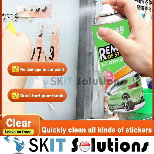 Remove of Sticker Spray Removal Adhesive Residue Agent Cleaner Car Glass Cleaning Stain Remover Glue Tape Barcode