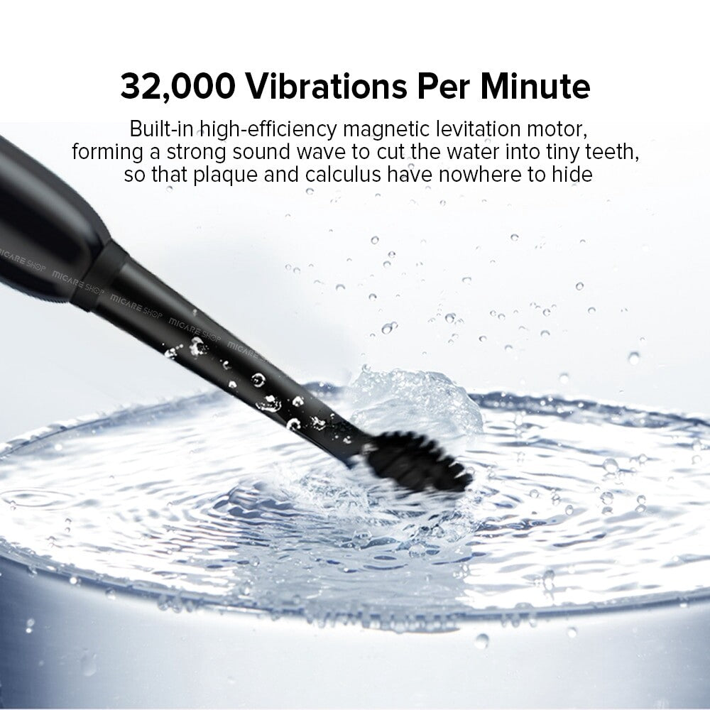 Powerful Ultrasonic Electric Toothbrush USB Rechargeable Adult Electronic Washable Power Ultra Sonic Tooth Brush+4 Heads